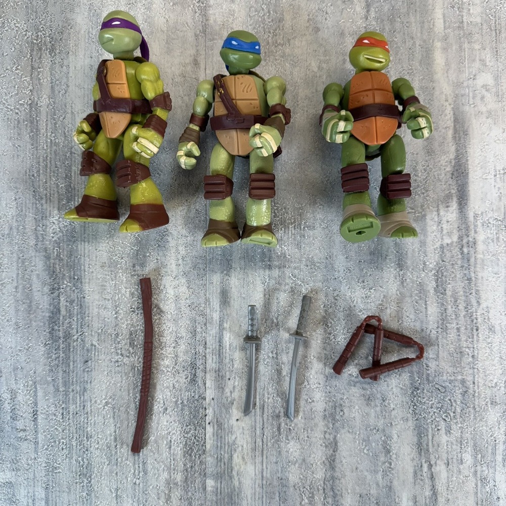 Viacom TMNT 2014 Michelangelo Leonardo Donatello Teenage Mutant Ninja Turtles